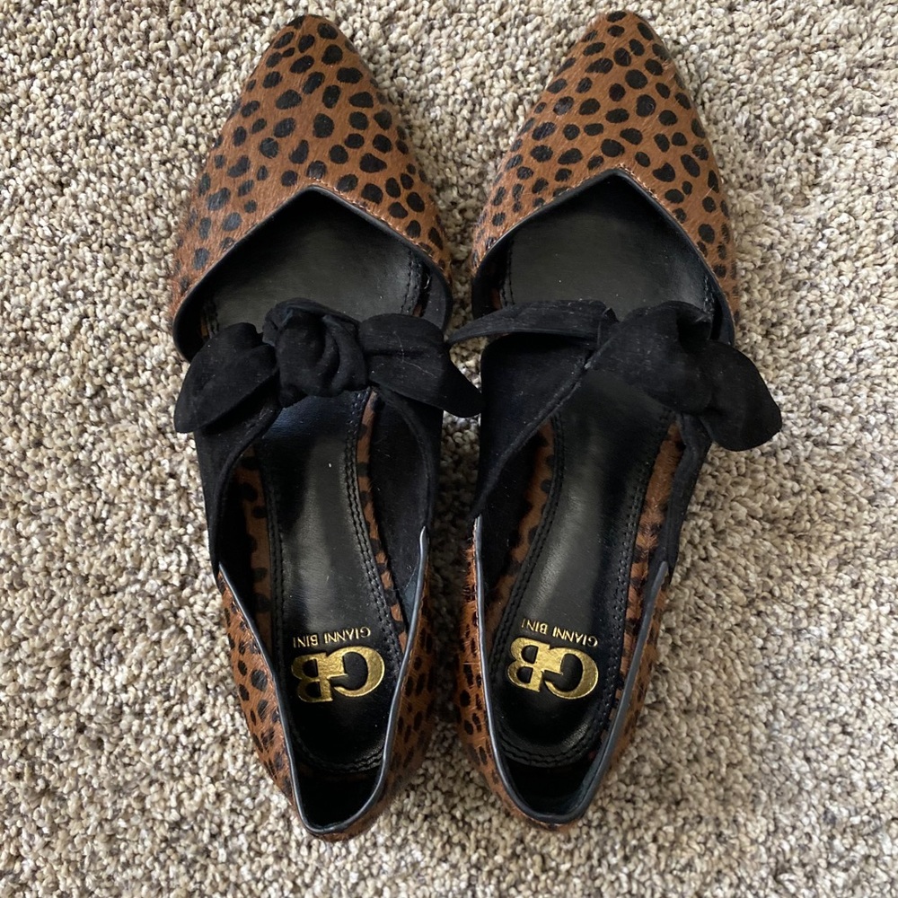 Gianni bini leopard flats
